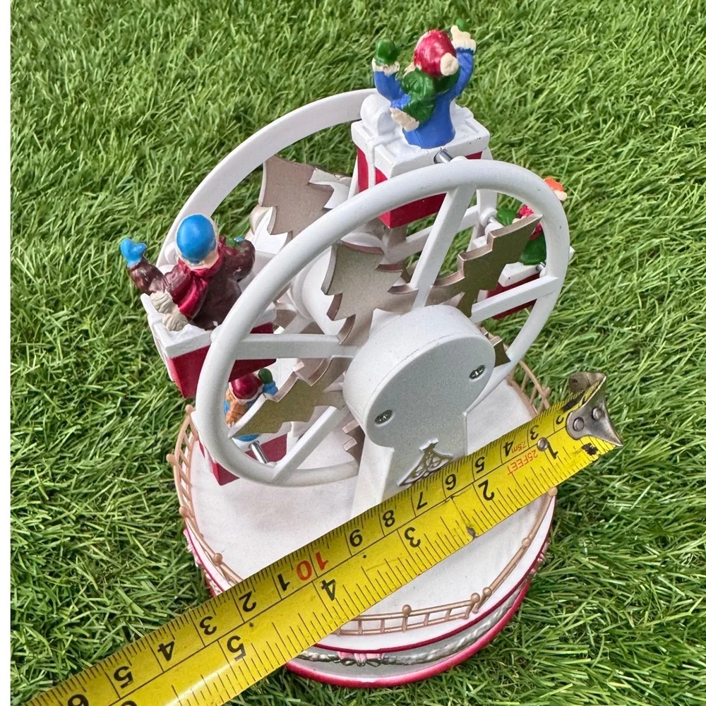 Unbranded Christmas Ferris Wheel Musical Decor‎ Unisex OS White Excellent